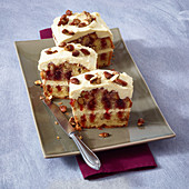 Raspberry and almond poke cake
