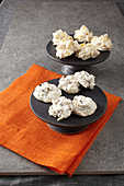 Wespennester (almond and chocolate biscuits made with egg whites) and orange macaroons