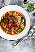 Osso bucco with roasted tomatoes