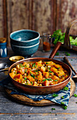 Butternut squash and chickpea tagine