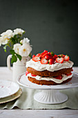 Strawberry Victoria Sponge Cake