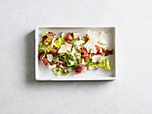 Caesars Salad mit Pfifferlingen und Bacon (Low Carb)