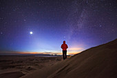 Milky Way and Venus over Inner Mongolia