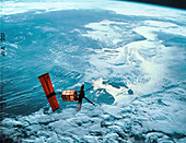 European Remote Sensing satellite, illustration