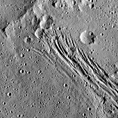 Yalode Crater, Ceres, satellite image