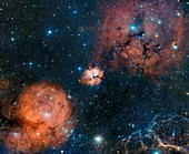 Gum 15 in Vela Constellation