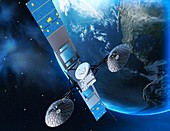TDRS-13 communications satellite, illustration