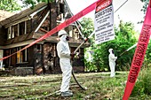 House demolition and asbestos removal