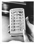 Television remote control, 1950s