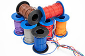Spools of electrical cables