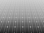 Solar panel, close-up, illustration