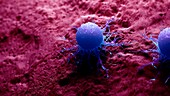 Illustration of a cancer cell