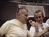 Apollo 11 mission control after lunar surface activity