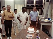 Armstrong's birthday in Apollo 11 quarantine, 1969