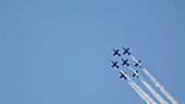 Military jets at air show