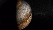 Cloud Movement on Jupiter
