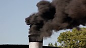 Steam Tractor Belching Smoke