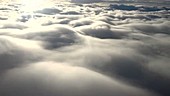 Aerial footage of clouds