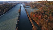 Thur River, Switzerland, aerial