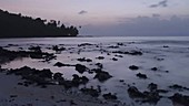 Beach and water's edge, Sao Tome and Principe