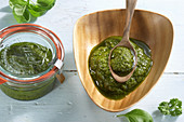 Homemade herb sauce