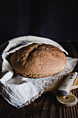 Homemade wholemeal bread