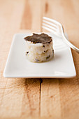 Scallop tartar with black perigord truffles