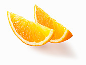 Two orange slices