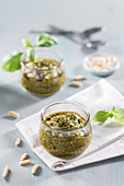 Pesto in a jar