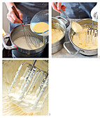 German buttercream being made