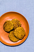 Savoury carrot fritters