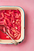 Cooked rhubarb