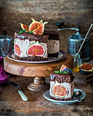 Chocolate fig cake