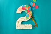 Luftballon-Torte zum 2. Geburtstag