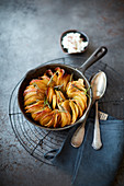 Hasselback potatoes with rosemary