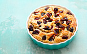 Almond bake with cranberries