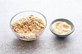 Oats and almonds