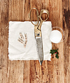 Utensils for making Christmas pudding decoration