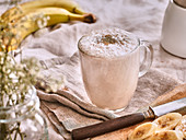 Hot banana milk
