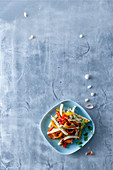 Lauwarmer Tintenfisch-Paprika-Salat