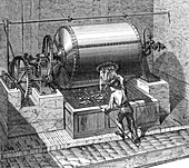 Papermaking, Rag Paper Machine, 19th Century