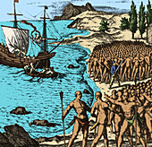 Pizarro Arrives in Peru, 1532