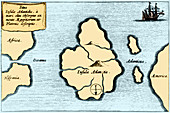 Lost Continent of Atlantis, 1665