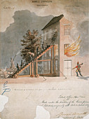 Fire Ladder Patent, 1831
