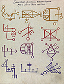 Cabbalistic Signs and Sigils, 18th Century