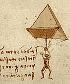 Da Vinci Parachute, 1485