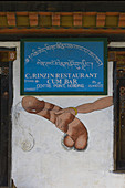 Penis Symbol on Wall in Nobding, Bhutan