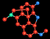 Hydrocodone Molecule