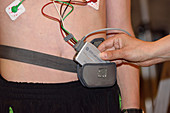 Holter Monitor on 14-Year-Old