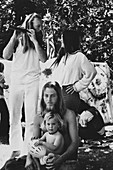 Hippies at Spiritual Festival, 1970